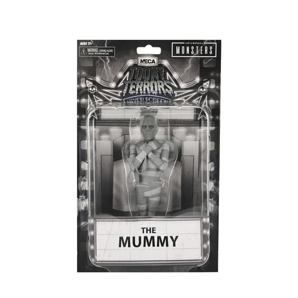 Universal Monsters The Mummy Black &#38; White The Mummy  Toony Terrors figure 15cm