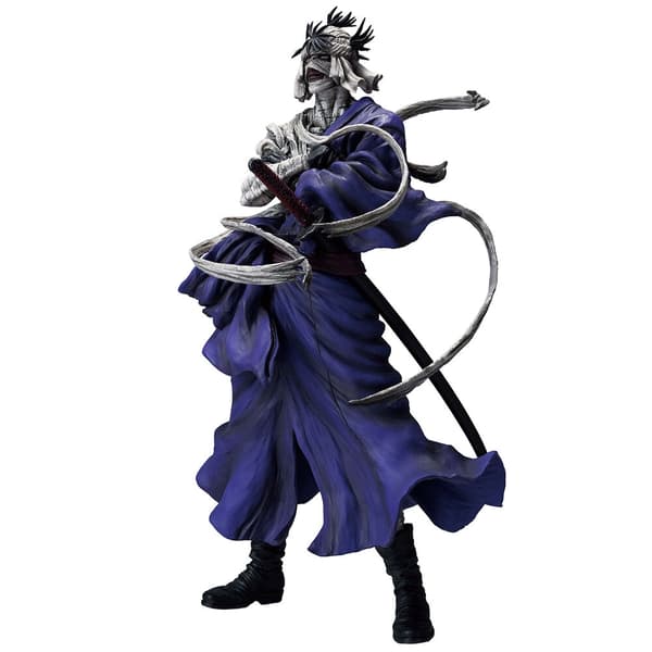 Rurouni Kenshin Meiji Swordsman Romantic Story Makoto Shishio Ichibansho figure 25cm