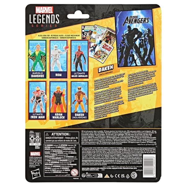Marvel Legends Dark Avengers Daken Wolverine figure 15cm