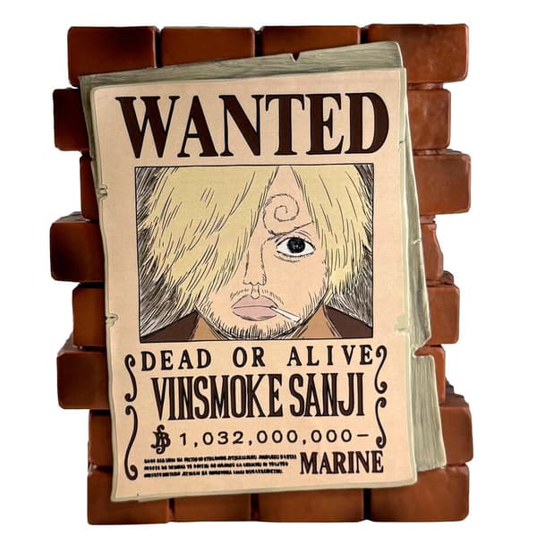 One Piece Wanter Sanji money box figure 16cm