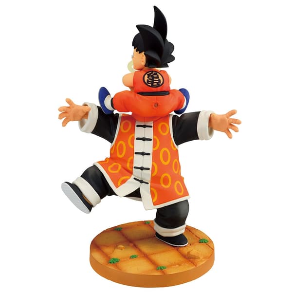 Dragon Ball Dragon History II Son Goku &#38; Grandpa Son Gohan Ichibansho figure 16cm