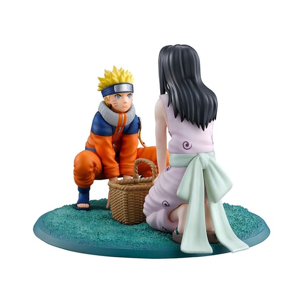 Naruto The Land of Waves Naruto Uzumaki &#38; Haku Ichibansho figure 10cm