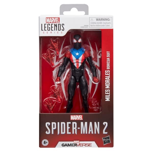 Marvel Legends Spider-Man 2 Miles Morales Boricua Suit figure 15cm