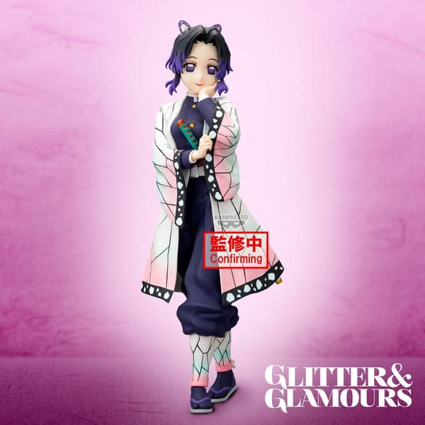 Demon Slayer Kimetsu no Yaiba Shinobu Kocho Glitter &#38; Glamours figure 22cm
