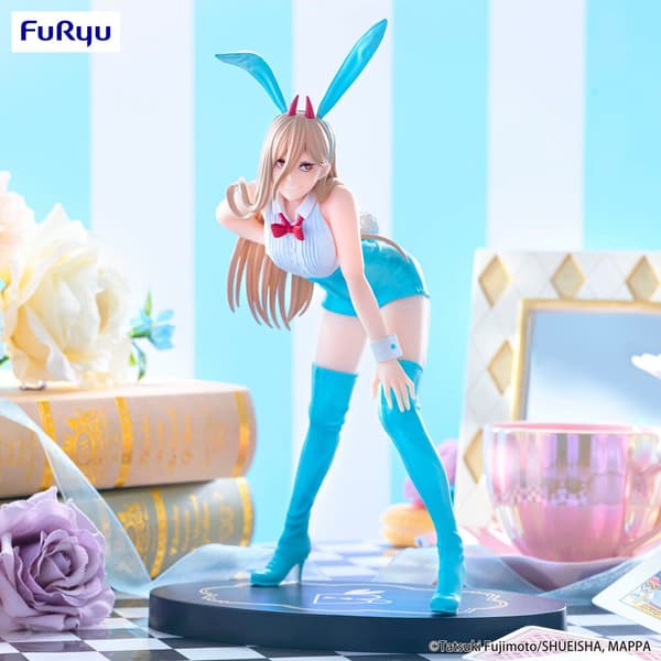 Chainsaw Man Power Light Blue Color Bicute Bunnies figure 25cm
