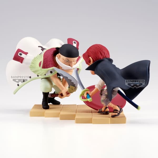 One Piece World Collectable Log Stories Edward Newgate vs. Shanks figure 13cm