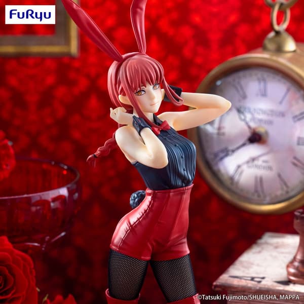 Chainsaw Man Makima Red Color Bicute Bunnies figure 30cm