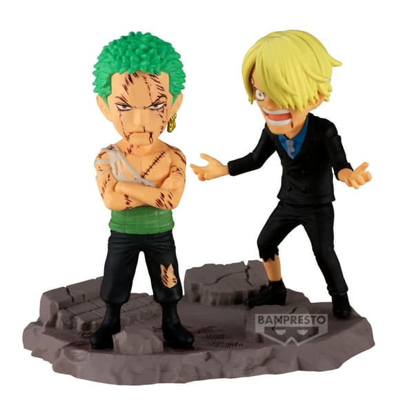 One Piece Roronoa Zoro &#38; Sanji figure. 8cm