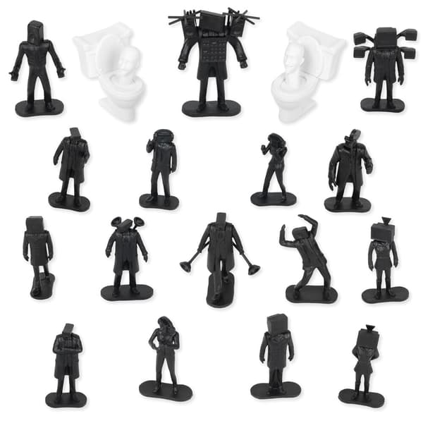 Skibidi Toilet Battle Bucket 20 figures