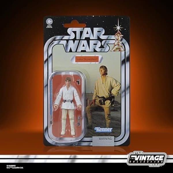 Figurine - STAR WARS - Luke Skywalker - 9,5 cm - Ett Nytt Hopp - Premium Ledningar