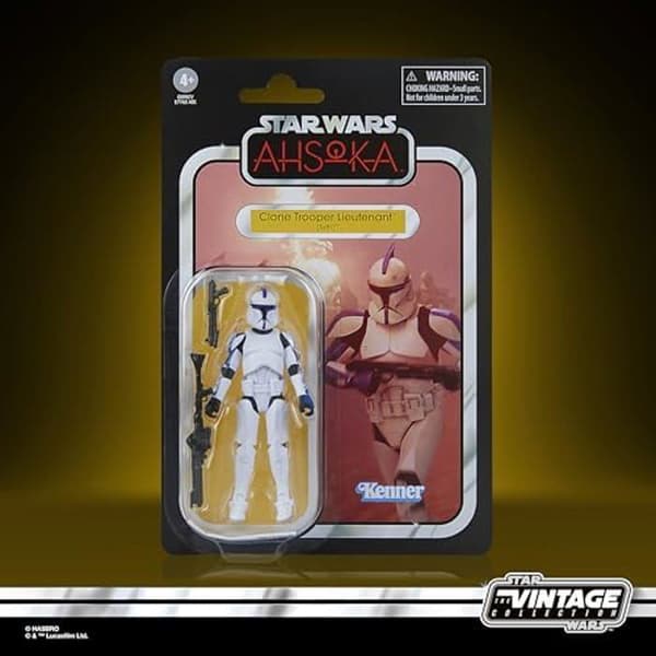 Figur - STAR WARS - Luitenant Klon (Teth) - 9,5 cm - Premium Ledningar - Inkluderade Tillbehör