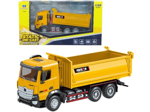 Metalldumper Huina Yellow 1:50