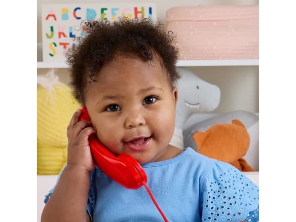 Fisher-Price Red Chatter Telephone, 1 År, Låter, Plast, Multifärg