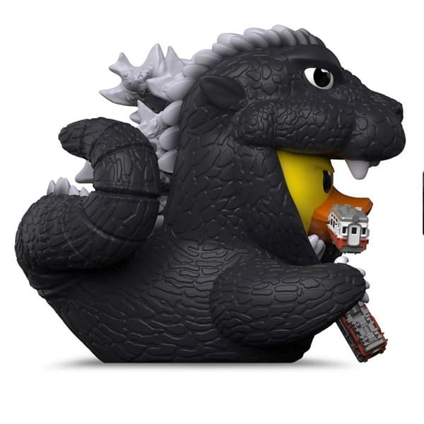 Samlarfigur - TUBBZ - Godzilla - Gigantisk Gummiducka - 23 cm - Officiellt licensierad