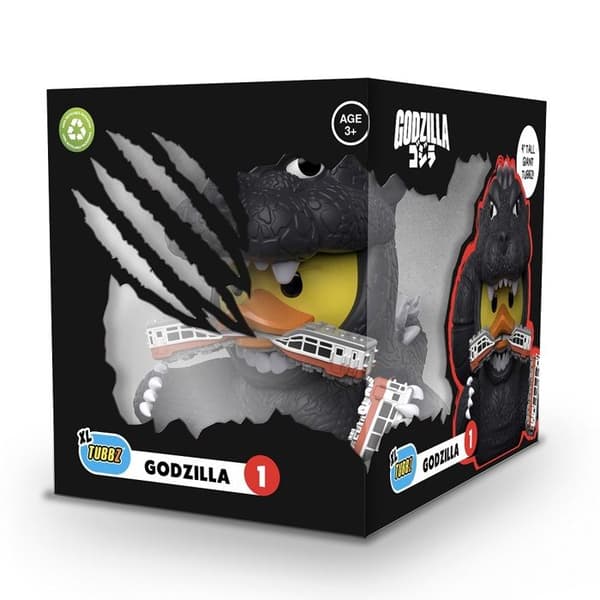 Samlarfigur - TUBBZ - Godzilla - Gigantisk Gummiducka - 23 cm - Officiellt licensierad