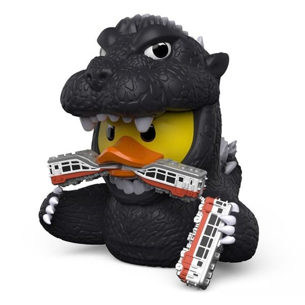 Samlarfigur - TUBBZ - Godzilla - Gigantisk Gummiducka - 23 cm - Officiellt licensierad