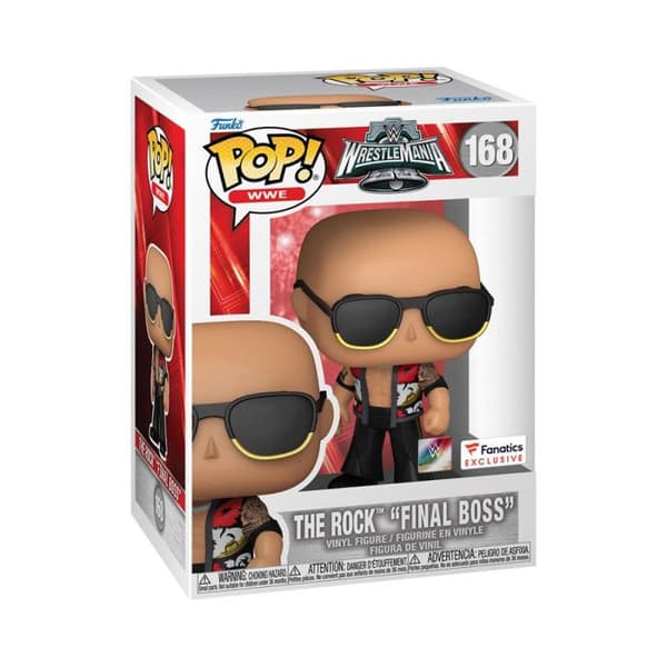 Figurine Funko Pop WWE The Rock Slutboss WrestleMania 40