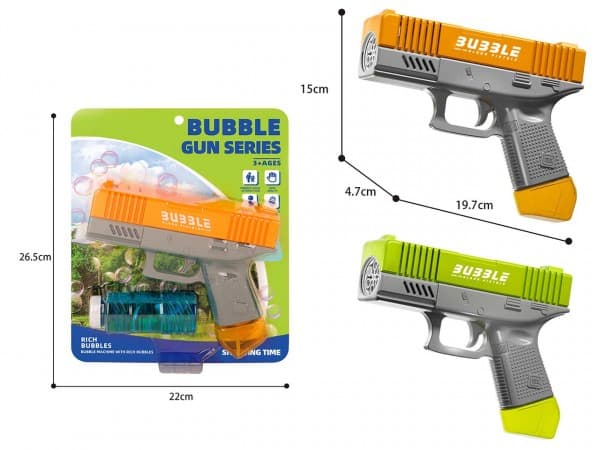 Boblepistol + væske