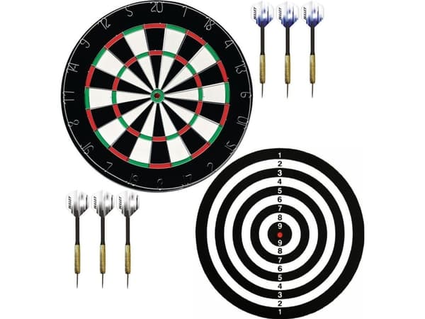 Sisal dart 45cm and 6 bullet darts
