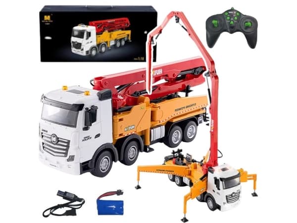 Betoniauto Kauko-ohjattava RC Huina Keltainen 1:18