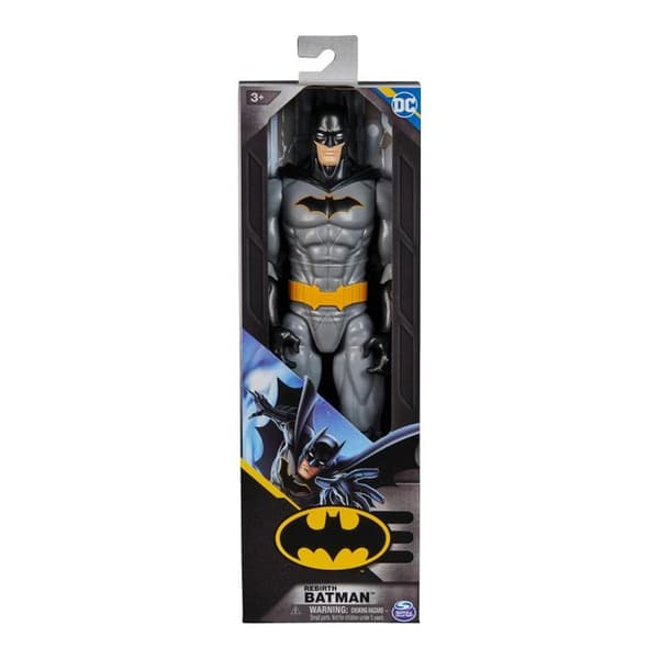 SPIN MASTERFIGURINE 30 CM - BATMAN GRÅ REBIRTH Batman