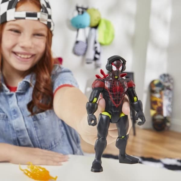 MixMashers Miles Morales, anpassningsbar figur som kan blandas och kombineras med tillbehör, Marvel, Från 4 år.