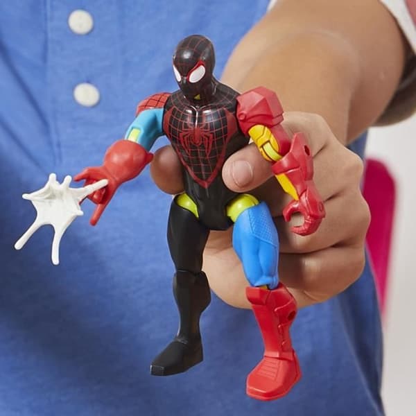 MixMashers Miles Morales, anpassningsbar figur som kan blandas och kombineras med tillbehör, Marvel, Från 4 år.