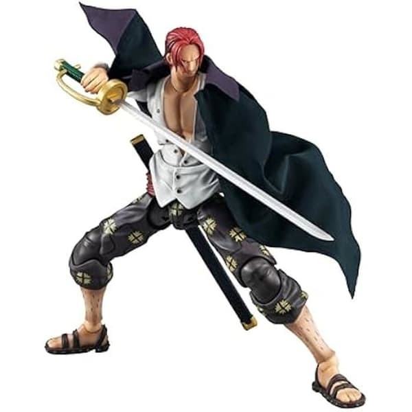 Actionfigur - MEGAHOUSE - Röd-Hårig Ver.1.5 - One Piece - Färgglad - Samlarobjekt