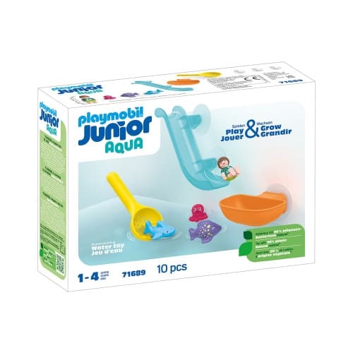 Playmobil - JUNIOR AQUA: Water Slide with Sea Animals (71689)
