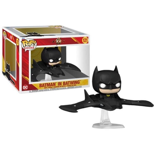 POP! Rides Super Deluxe Batman in Batwing 13 cm - FUNKO - The Flash - Batman License - Mixed