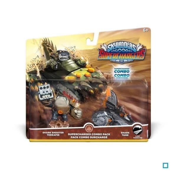 Shark Shooter Terrafin + Shark Tank Skylanders Superchargers Figurer