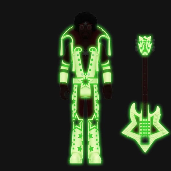 Samlarfigur: Bootsy Collins Reaction Figures Wave 03 - Bootsy Collins (Glow)