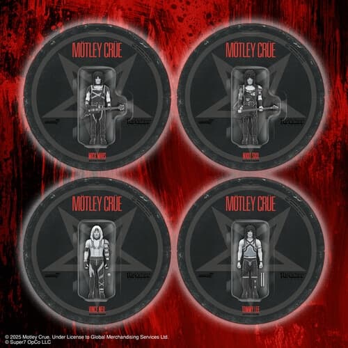 Collector's figure: Motley Crue Reaction Figures Wave 02 - Mick Mars (Shout At The Devil - Black &amp; White)