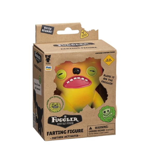 Fuggler Farting Figure Flerfärgad
