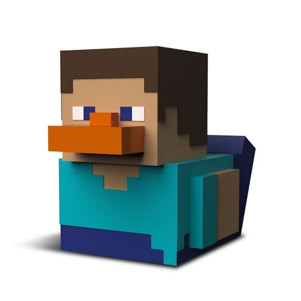 Figur - TUBBZ - Steve - Gummikanin - Officiell Produkt Minecraft - 9 cm