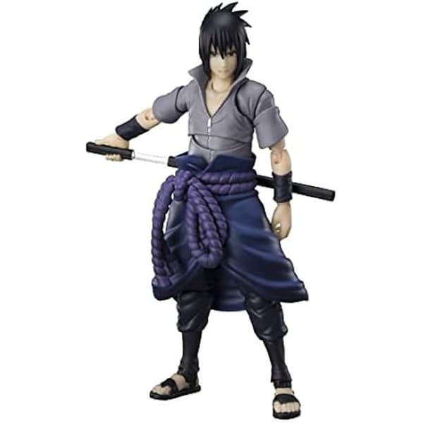Figur för S.H.Figuarts - TAMASHII NATIONS - Sasuke Uchiha - 15 cm - 3 uttryck - Svärd inkluderat
