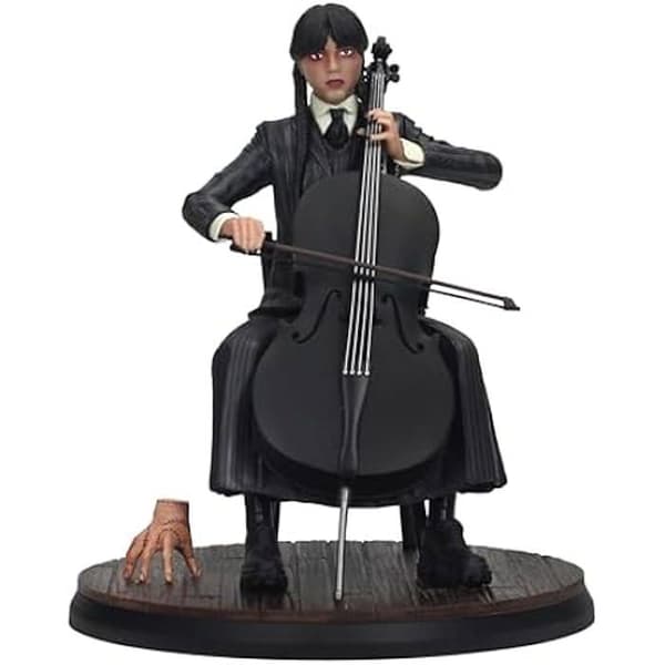 Figur - SD TOYS - Onsdag med Cello - 20 cm - Svart - För vuxna från 6 år