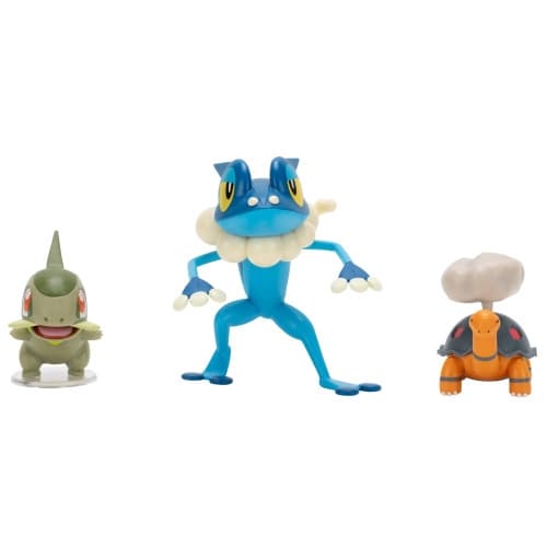 Pokémon - Battle Figure 3 Pack: Torkoal, Axew, Frogadier - (PKW4089)