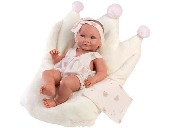 Llorens 73814 Vinyl Bobas nukke 40 cm Nica valkoinen