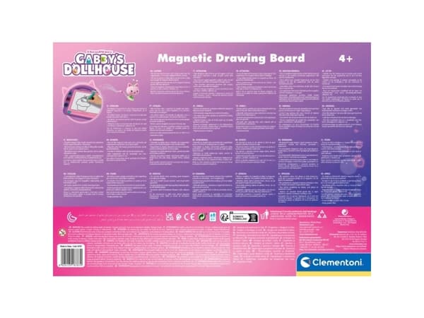 Clementoni 18787, Children''s magnetic drawing board, 4 yr(s)