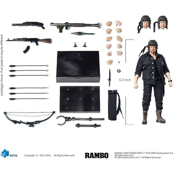 Figurine - HIYA TOYS - HIYAESR0099 - Rambo - 16 cm - Blandet - 14 år och uppåt