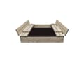 Miniatyrbilde 2 av 3: 4IQ Sandkasse med matte 160x160 cm (35192849)