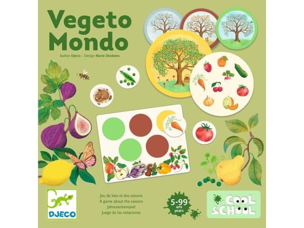 Djeco Game - Cool School - Vegeto Mondo
