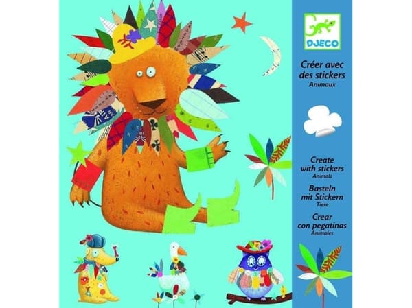 DJECO DJ08932, Children''s craft kit, 3 vuosi/vuosia, Kartonki, Monivärinen, 11 kpl