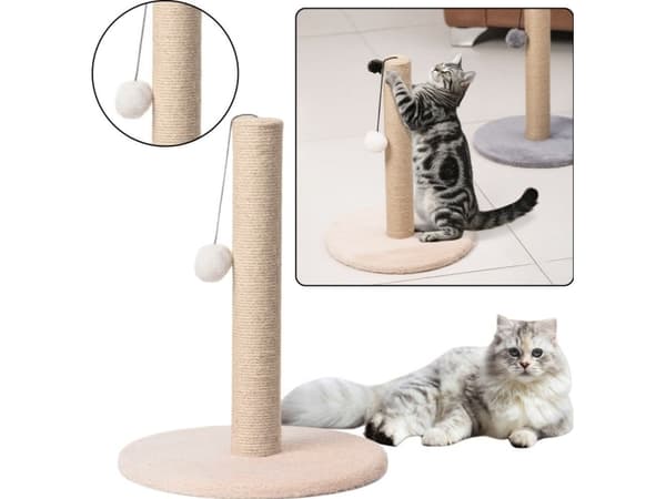 Nobleza Lean Kattklösbräda Klösbräda Torn 40 cm x 30 cm Beige