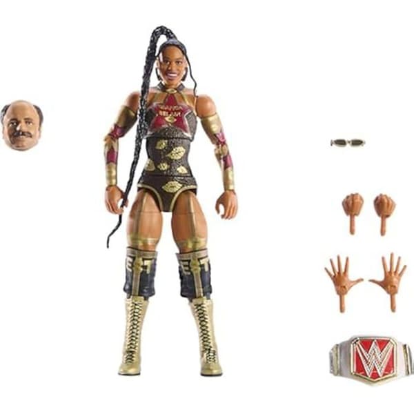 Actionfigur - MATTEL - Bianca Belair - WWE Elite Collection - Inkluderade tillbehör - 6 år och uppåt