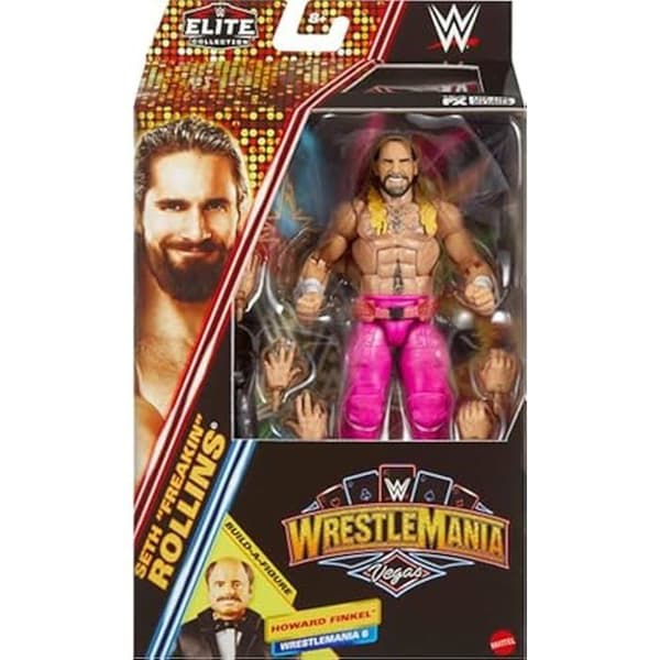 Rörlig figur - MATTEL - Seth « Freakin » Rollins - Flerfärgad - Tillbehör ingår - 6 år och uppåt