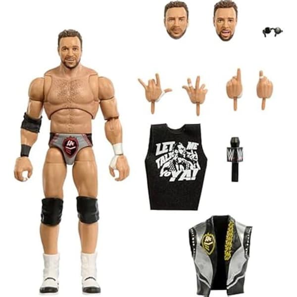 Figur och tillbehör - MATTEL - LA Knight - 15,2 cm - Utbytbara huvuden och händer - Flerfärgad