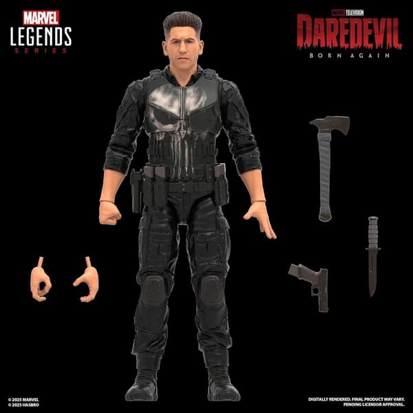 Marvel Legends Daredevil Born Again Punisher figure 15cm