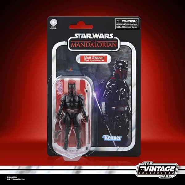 Star Wars The Mandalorian Moff Gideon Dark Trooper Armor figure 9,5cm